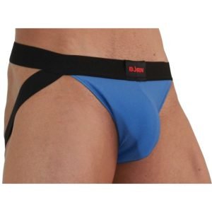 BURN - 008 Mėlynas / Juodas Jockstraps S