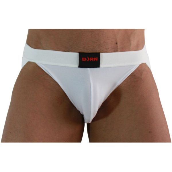 BURN – 007 jock lycra balta m - Image 2