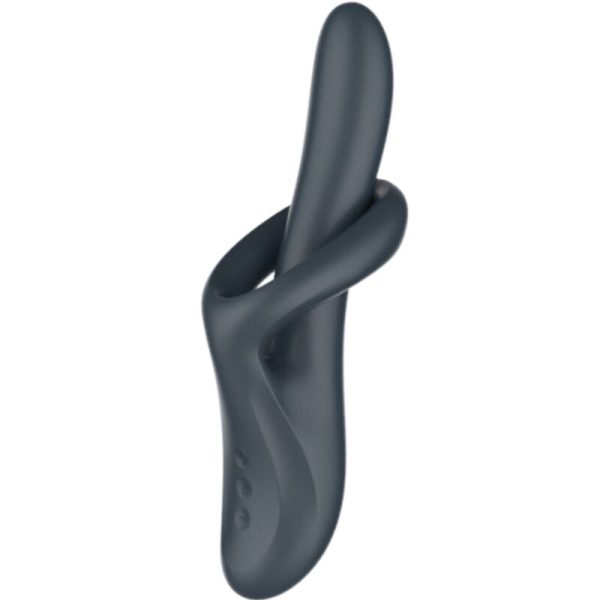 SATISFYER VIBRATOR – satisfyer - heat flex 4 šilumos efektas vibratorius 12 vibracijų pilkas