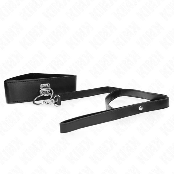 KINK COLLAR & GAG – kink - kalniojamas pavadinimas 116 cm kraštas su dirbtinės odos diržu 50 x 5 cm - Image 3