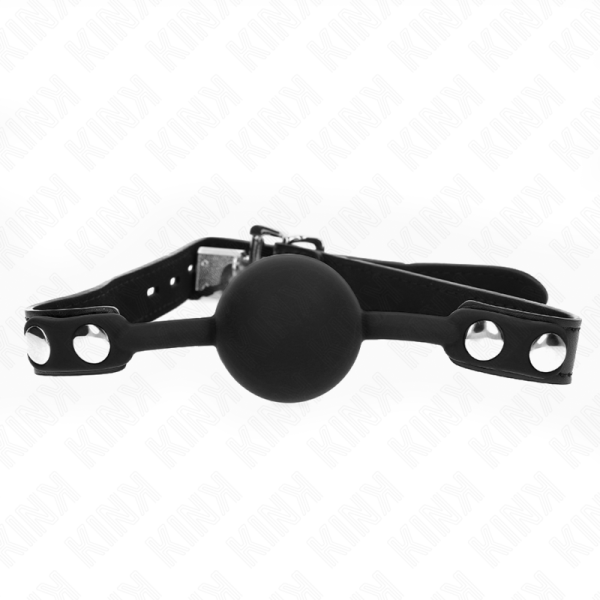 KINK COLLAR & GAG – kink - modelis 1 silikoninis kamštis 4 cm su užraktu 60 x 2 cm
