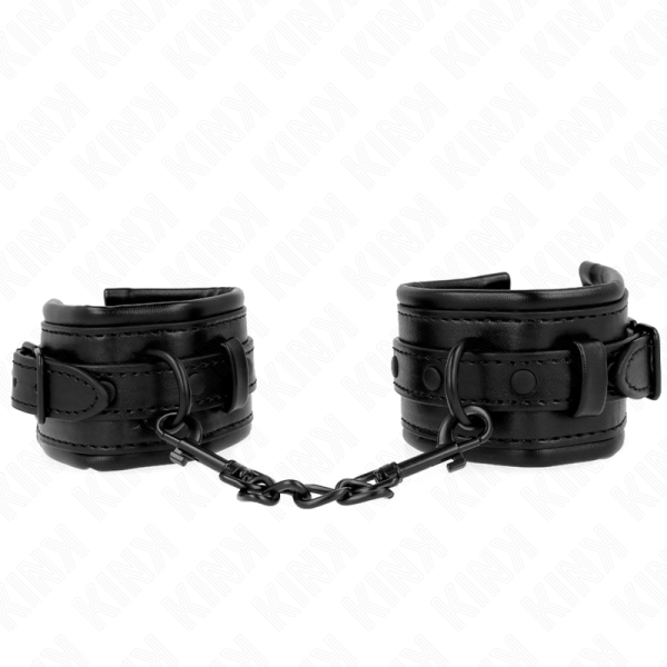 KINK WRIST RESTRAINT – kink - rankų apribojimai juodi reguliuojami 20-30 cm x 6 cm