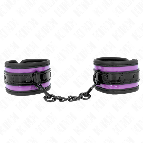 KINK WRIST RESTRAINT – kink - neopreno riešo apribojimai šviesiai purpurinės reguliuojamos 21-28 cm x 5 cm