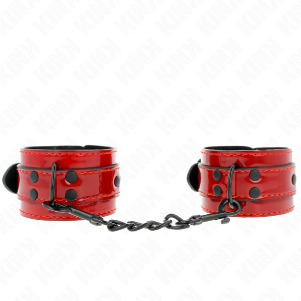 KINK WRIST RESTRAINT – kink - tams raudonos riešo apyrankės 23 x 5 cm