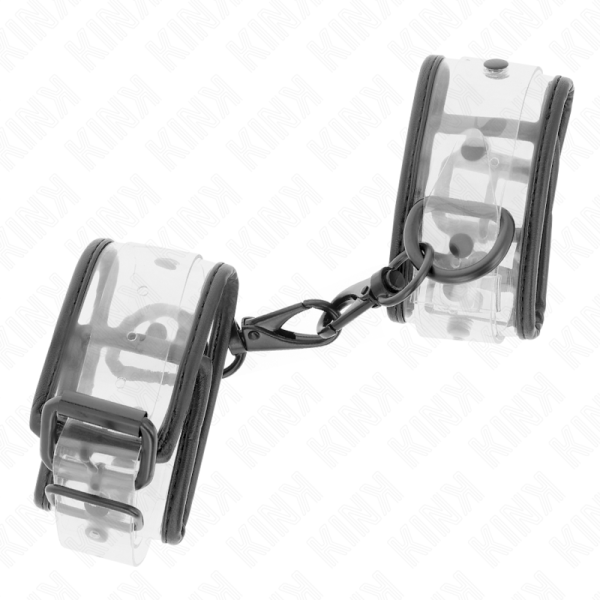 KINK WRIST RESTRAINT – kink - aiškūs rankų apribojimai reguliuojami 18-30 cm x 5.5 cm - Image 2