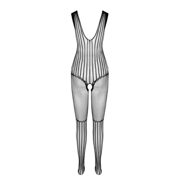 PASSION WOMAN BODYSTOCKINGS – passion - bs 103 bodystocking juoda vieno dydžio - Image 3