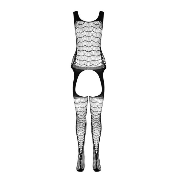 PASSION WOMAN BODYSTOCKINGS – aistra - bs 104 bodystocking raudona vienas dydis - Image 3