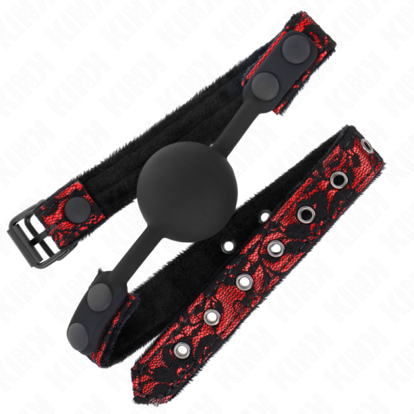 KINK COLLAR & GAG – kink - skandalas silikoninis kamštis 4 cm modelis 1 65 x 2 cm - Image 2