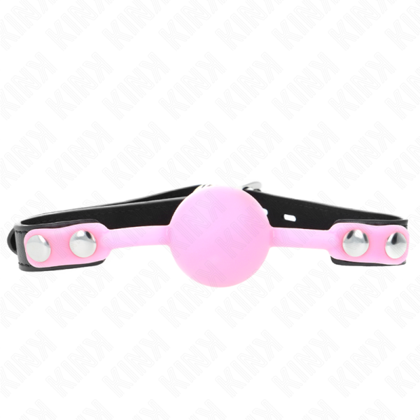 KINK COLLAR & GAG – kink - švytintis silikoninis kamštis 4 cm 60 x 2 cm