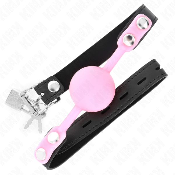 KINK COLLAR & GAG – kink - švytintis silikoninis kamštis 4 cm 60 x 2 cm - Image 2