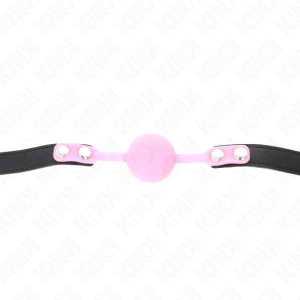 KINK COLLAR & GAG – kink - švytintis silikoninis kamštis 4 cm 60 x 2 cm - Image 3