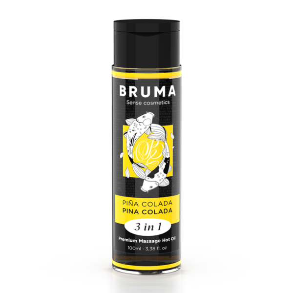 BRUMA – premium masažos karštas aliejus pina colada 3 in 1 - 100 ml - Image 2