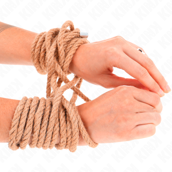 KINK ROPE ARTS – kink - kanapių virvė su metaliniu galvu 10 metrų - Image 2