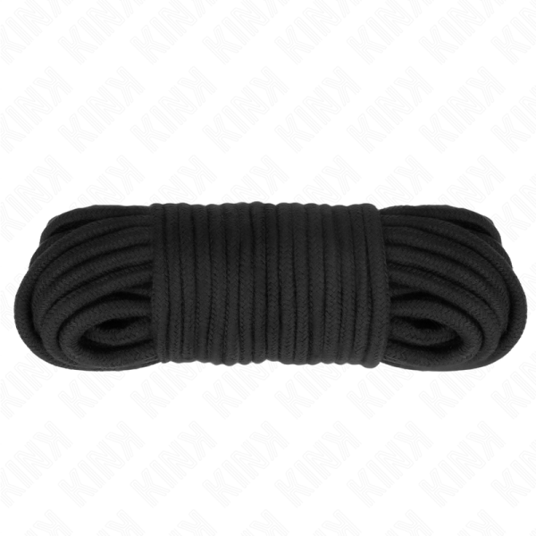 KINK ROPE ARTS – kink - medvilnės virvės 20 metrų juoda
