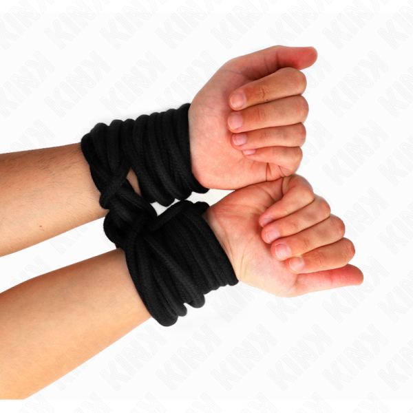 KINK ROPE ARTS – kink - medvilnės virvės 20 metrų juoda - Image 3