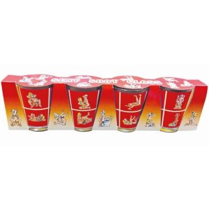 DIABLO PICANTE – 4 kamasutra stiklinės taurelės