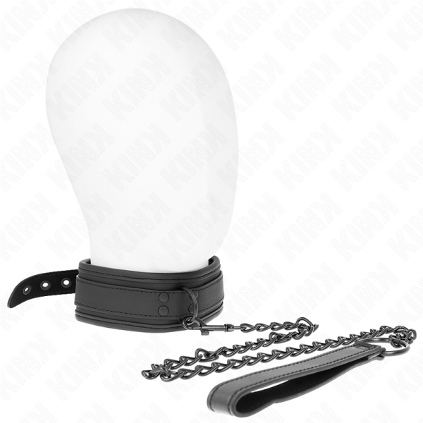 KINK COLLAR & GAG – kink - neopreno bondage kraštas modelis 1 su diržu 78 cm reguliuojamas 37.5 x 49.5 cm - Image 2