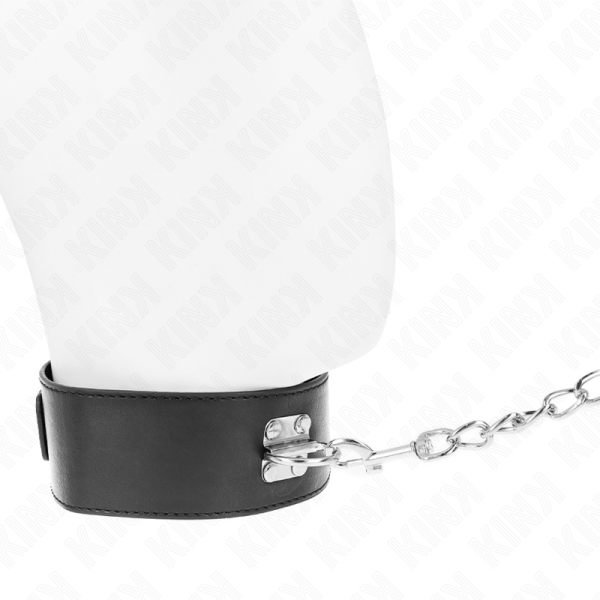 KINK COLLAR & GAG – kink - basic model collar with leash 65 cm model 0 - Image 3