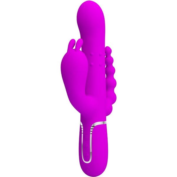 PRETTY LOVE FLIRTATION – pretty love - cammy triple vibrator multifunction 4 in 1 rožinis
