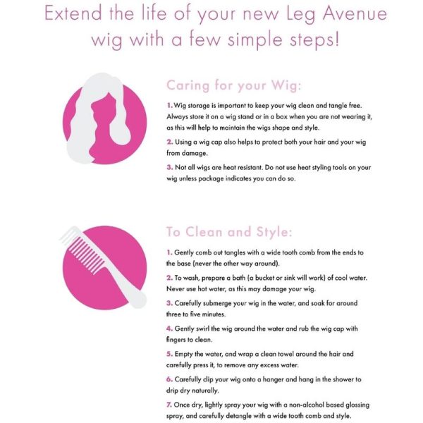 LEG AVENUE ACCESSORIES – leg avenue - trumpas natūralus bob perukas juodas - Image 2
