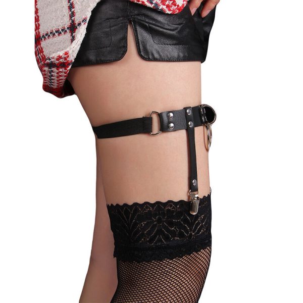 SUBBLIME FETISH – subblime - 953744 reguliuojamas odos punk diržas juodas vienas dydis - Image 3