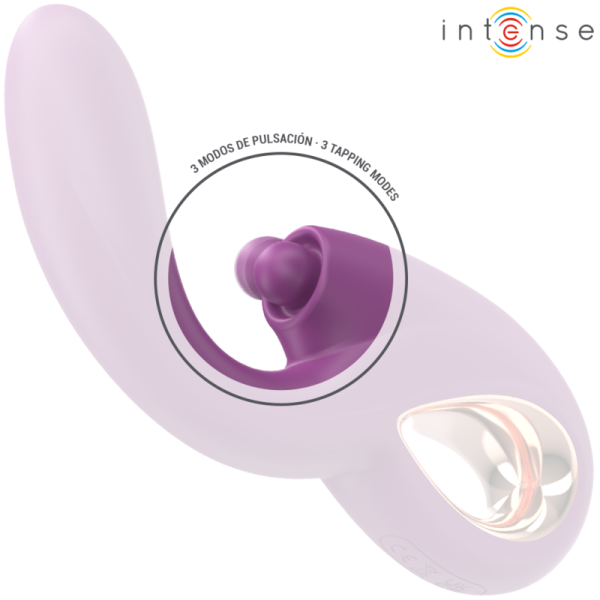 INTENSE FUN – intensyvus - lali multifunkcinis g-taško vibratorius su kalimu ir vibracijom purpurinis - Image 2