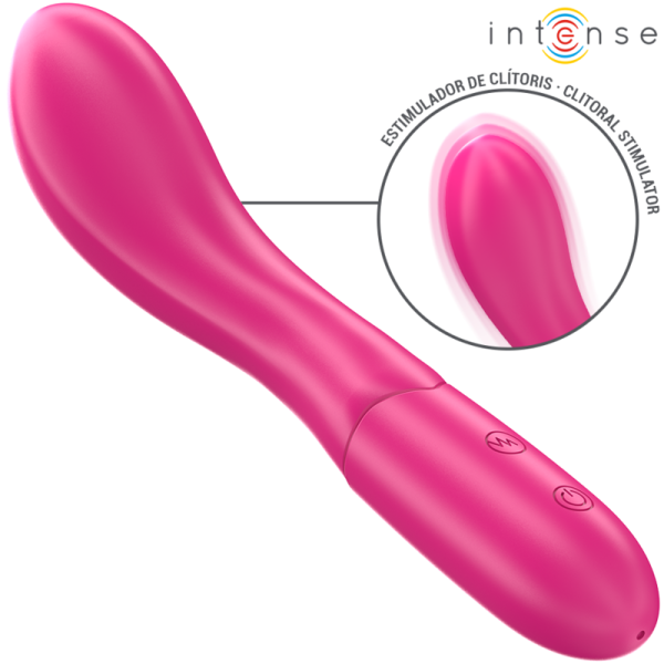 INTENSE FUN – intense - lisette vibratorius 19 cm lankstus 10 vibracijų rožinis