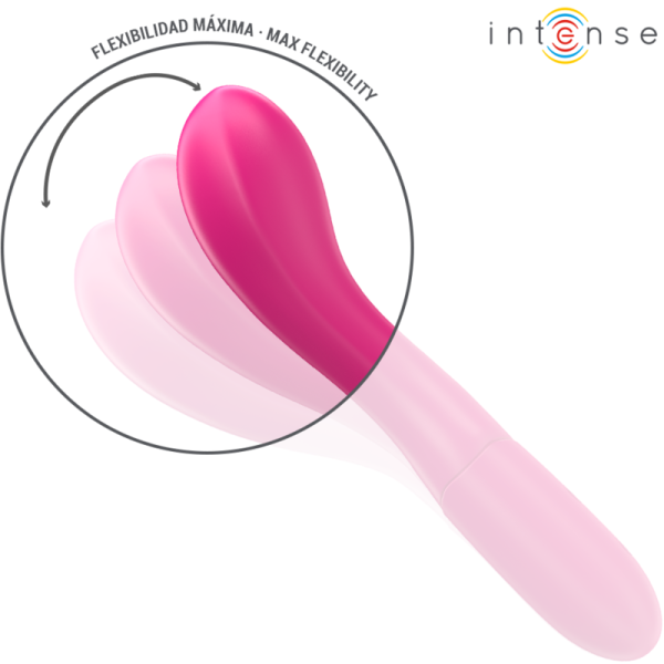 INTENSE FUN – intense - lisette vibratorius 19 cm lankstus 10 vibracijų rožinis - Image 3