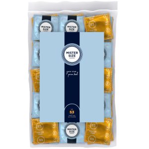 MISTER SIZE – kondomas dydis m 53 mm (100 vienetų)