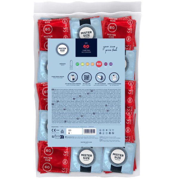 MISTER SIZE – prezervatyvas xl 60 mm (100 vienetių) - Image 2