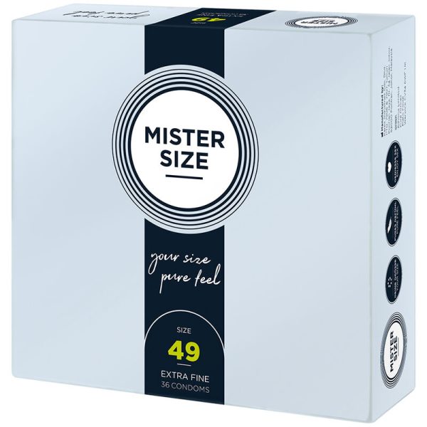 MISTER SIZE – kondomas dydis s 49 mm (36 vnt.) - Image 2