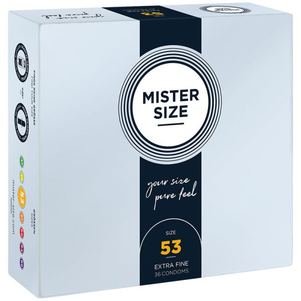 MISTER SIZE – kondomas dydis m 53 mm (36 vnt.)
