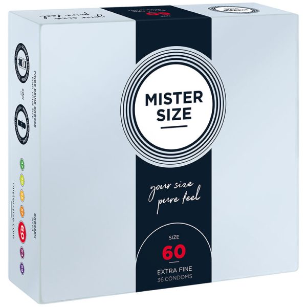 MISTER SIZE – prezervatyvas xl 60 mm (36 vienetų)