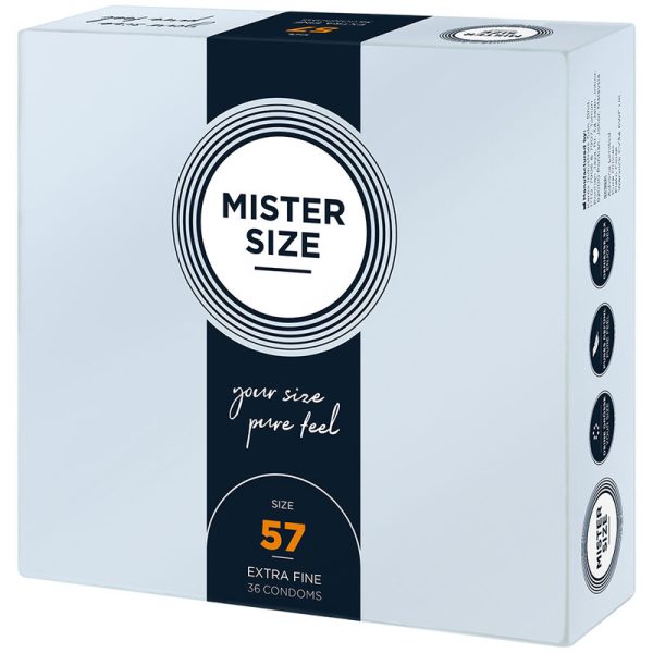 MISTER SIZE – kondomas dydžio l 57 mm (36 vienetų) - Image 2