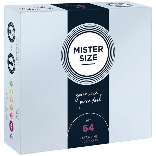 MISTER SIZE – prezervatyva size xxl 64 mm (36 vienetų)