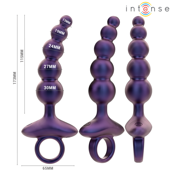 INTENSE ANAL TOYS – intense - tito vibruojantis analinis kamštis modelis 3 su nuotoliniu valdymu - Image 2