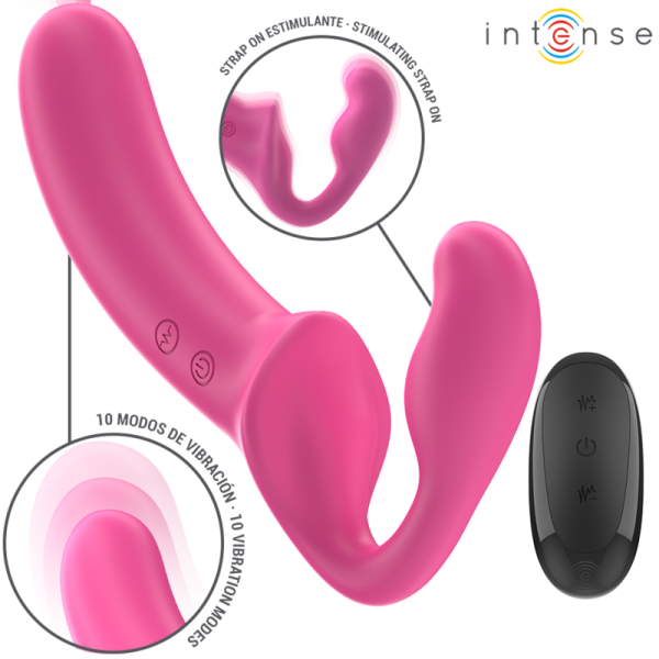 INTENSE FUN – intense - amy dubulis vibratorius 20 cm rožinis nuotolinis valdymas