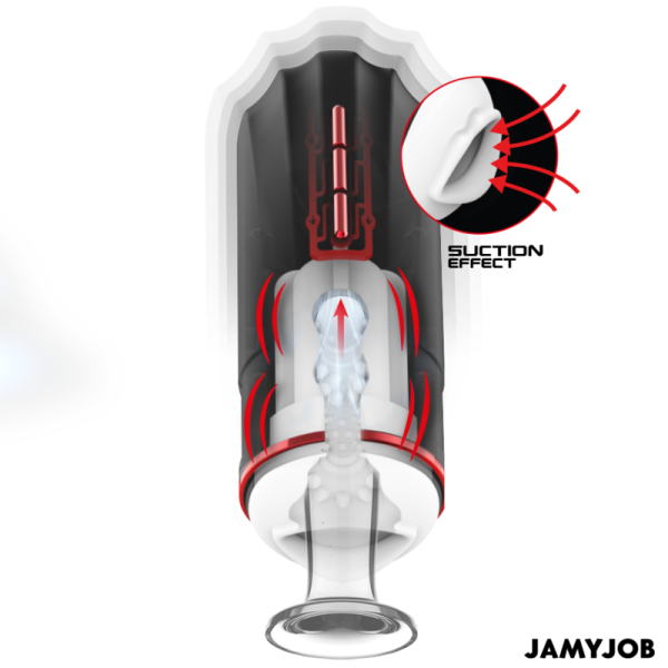 JAMYJOB – megabite automatinis vyriškas masturbatorius su 5 režimais - Image 2