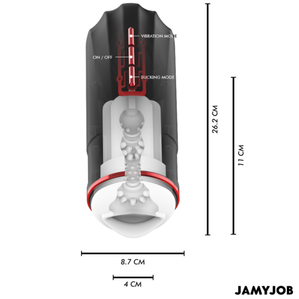JAMYJOB – megabite automatinis vyriškas masturbatorius su 5 režimais - Image 3