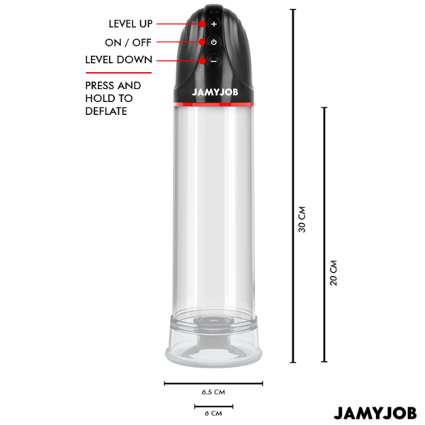 JAMYJOB – xpand automatinis pumpas 3 lygių stimuliacinių bangų pilkas - Image 3