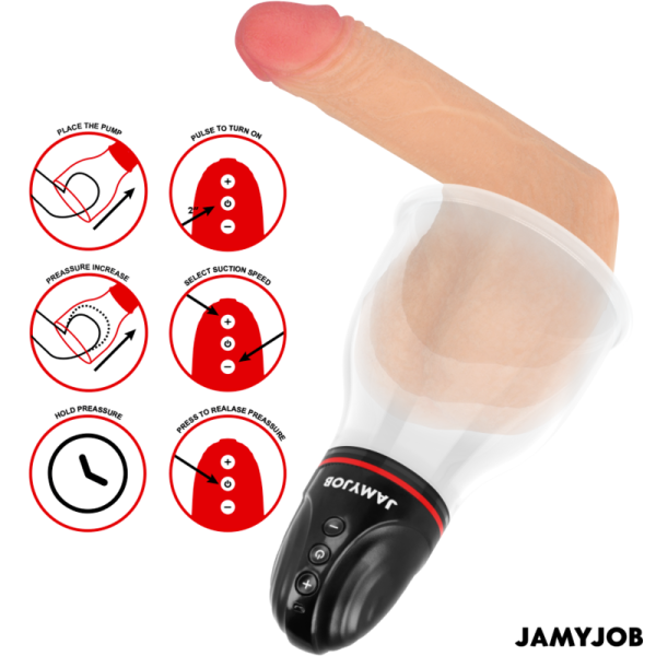 JAMYJOB – xpand lite automatinis sėklidžių pumpas 3 stimuliacijos lygiai pilkas - Image 2