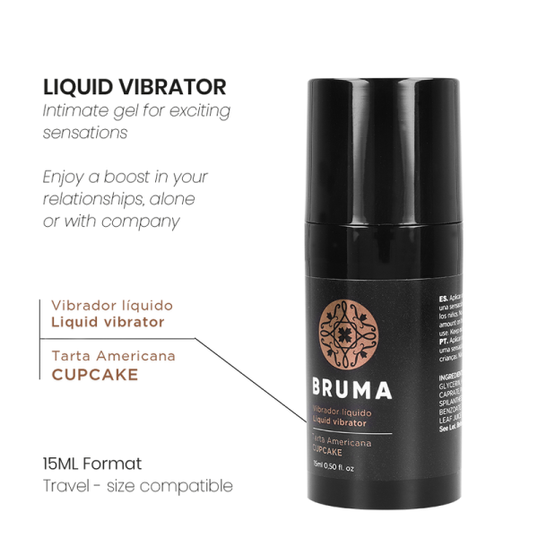 BRUMA – kreminis vibratorius ultra sliding cupcake 15 ml - Image 3
