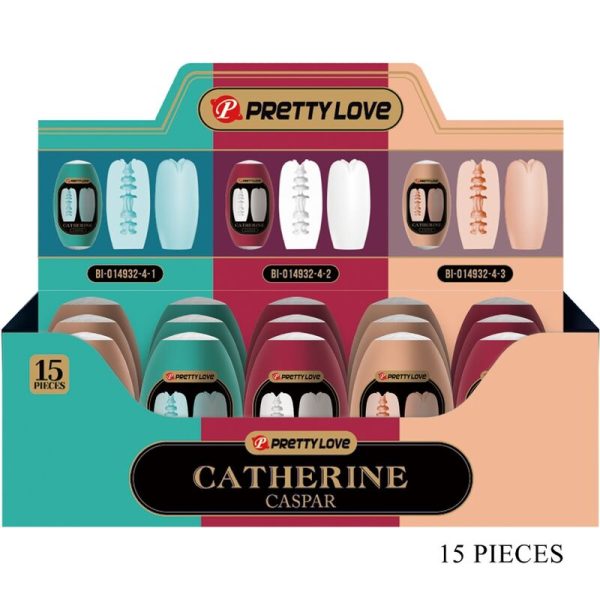 PRETTY LOVE – caspar paketas 15 įvairių vyriškų masturbatorių
