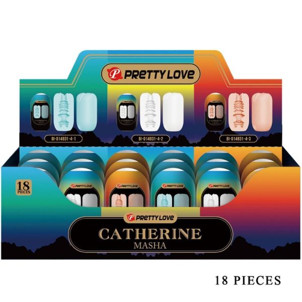 PRETTY LOVE – masha pack 18 įvairių vyriškų masturbatorių