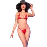 CHILIROSE - CR 4840 Mikro bikini raudonas S/M