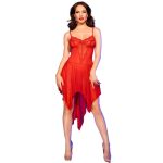 CHILIROSE - Raudona Babydoll L/XL