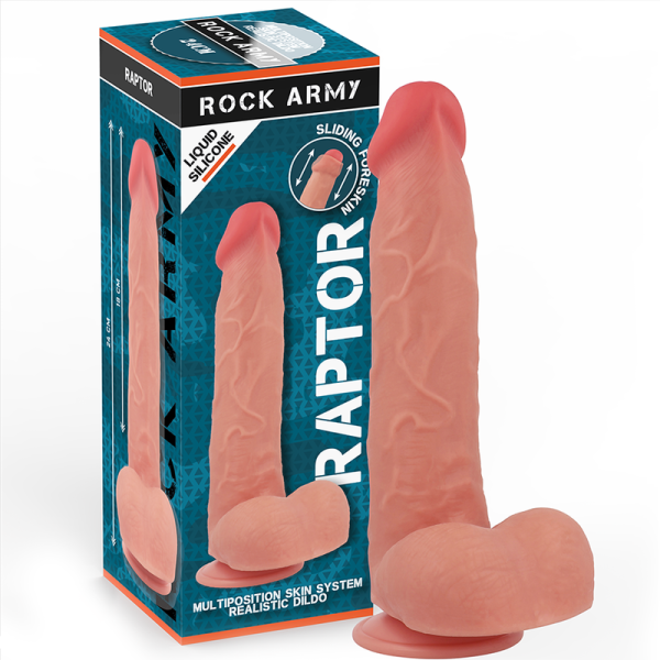 ROCK ARMY – rockarmy - skystas silikonas raptor 24 cm -o- 4.4 cm