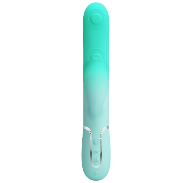 PRETTY LOVE - GIGI Rabbit Vibrator Aqua Green - Image 3