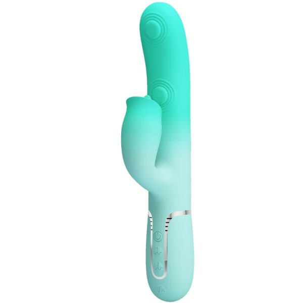 PRETTY LOVE - GIGI Rabbit Vibrator Aqua Green - Image 2