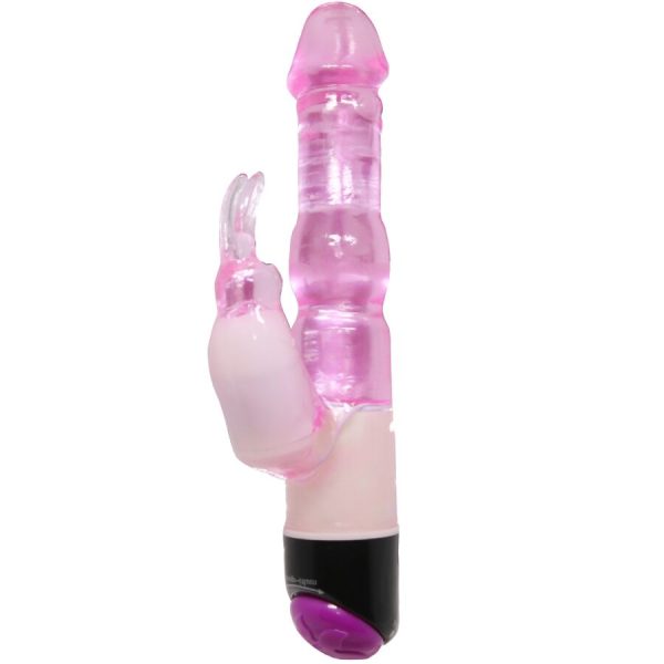 BAILE VIBRATORS – baile - malonumo bangos fantazijos vibratorius su triušiu 23 cm